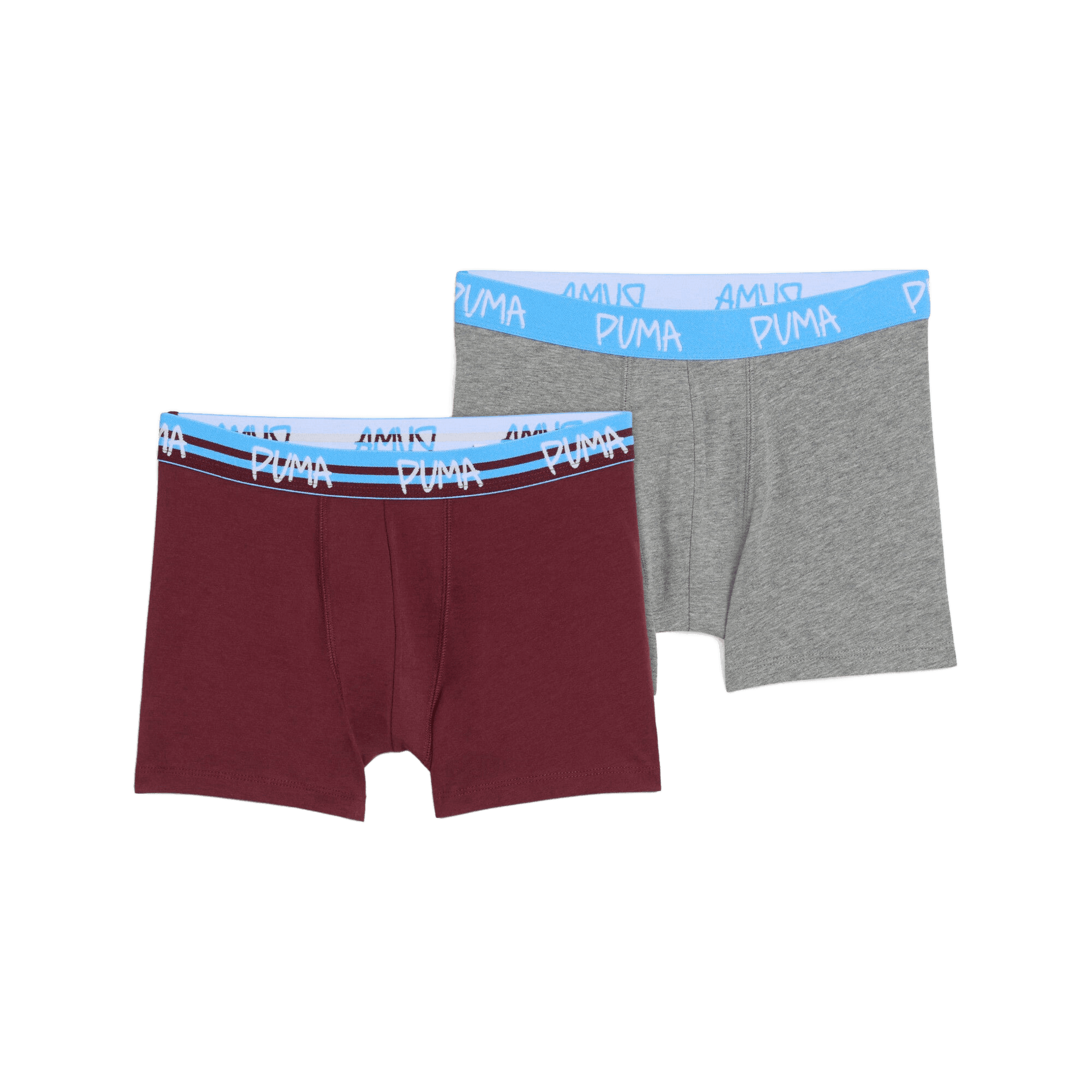 PUMA Boys Script Logo Boxers 2P